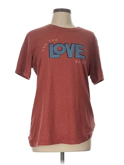 Pre-owned Assorted Brands Short Sleeve T-shirt In Red