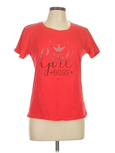 Pre-owned Assorted Brands Short Sleeve T-shirt In Red