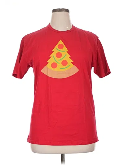Pre-owned Assorted Brands Short Sleeve T-shirt In Red