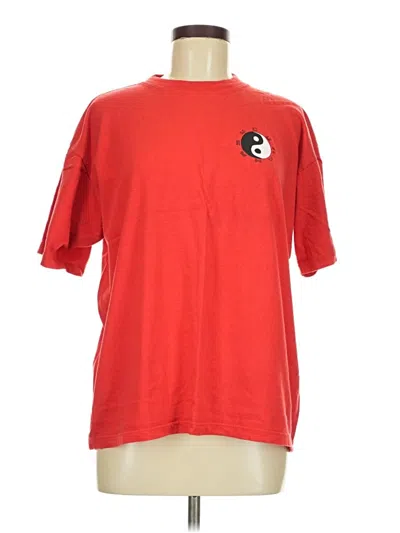 Pre-owned Assorted Brands Short Sleeve T-shirt In Red