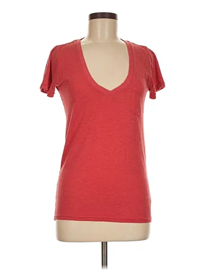 Pre-owned Assorted Brands Short Sleeve T-shirt In Red