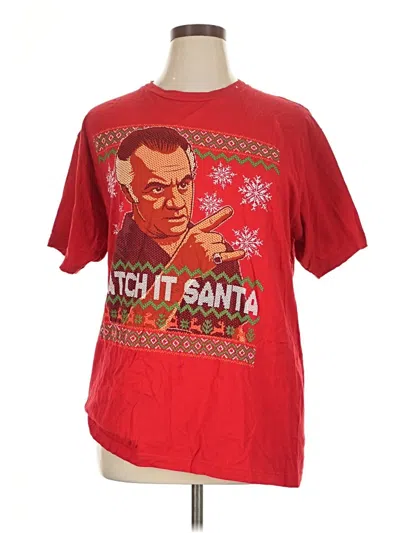 Pre-owned Assorted Brands Short Sleeve T-shirt In Red