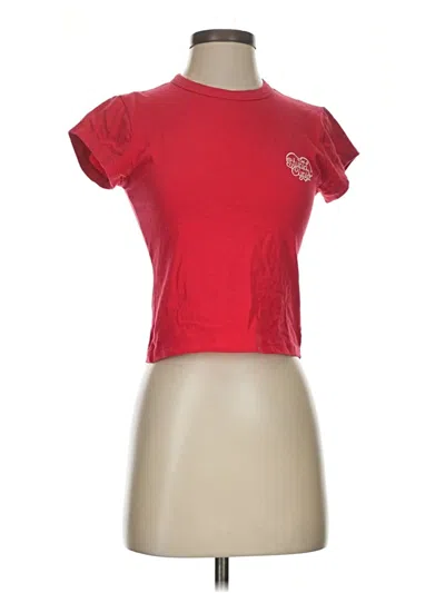 Pre-owned Assorted Brands Short Sleeve T-shirt In Red