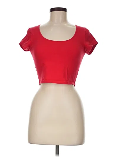 Pre-owned Assorted Brands Short Sleeve T-shirt In Red