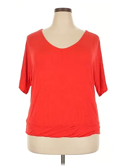 Pre-owned Assorted Brands Short Sleeve T-shirt In Red