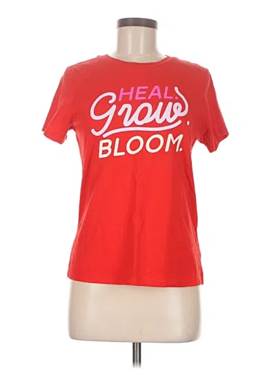 Pre-owned Assorted Brands Short Sleeve T-shirt In Red