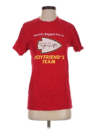 Pre-owned Assorted Brands Short Sleeve T-shirt In Red