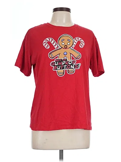 Pre-owned Assorted Brands Short Sleeve T-shirt In Red