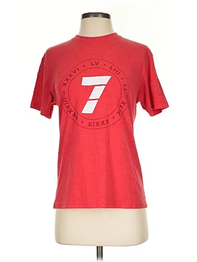 Pre-owned Assorted Brands Short Sleeve T-shirt In Red