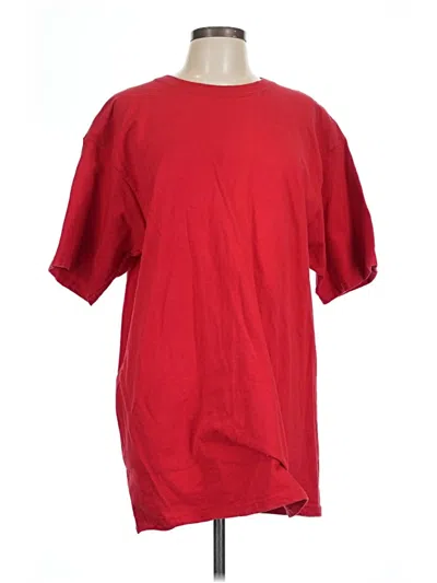 Pre-owned Assorted Brands Short Sleeve T-shirt In Red