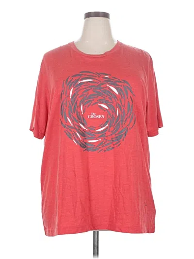 Pre-owned Assorted Brands Short Sleeve T-shirt In Red