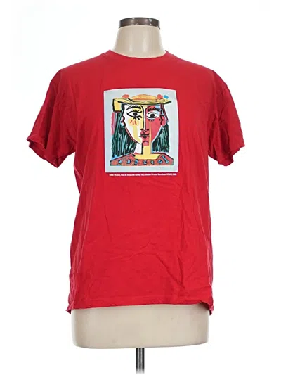 Pre-owned Assorted Brands Short Sleeve T-shirt In Red