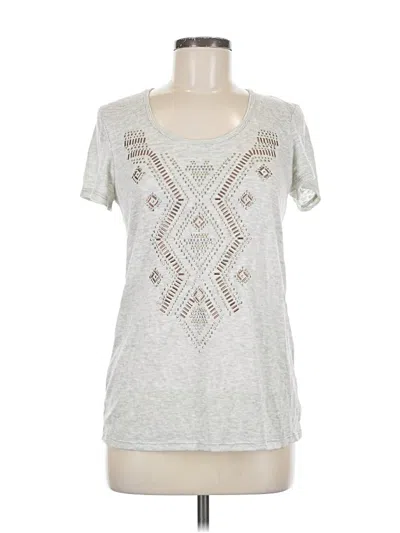 Pre-owned Assorted Brands Short Sleeve T-shirt In Silver