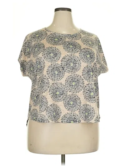 Pre-owned Assorted Brands Short Sleeve T-shirt In Silver