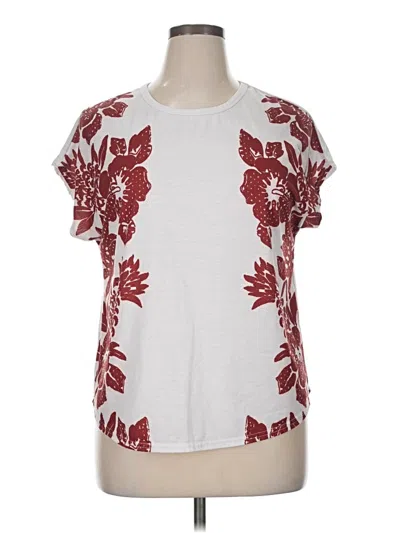Pre-owned Assorted Brands Short Sleeve T-shirt In Silver