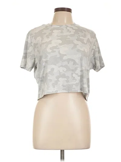 Pre-owned Assorted Brands Short Sleeve T-shirt In Silver