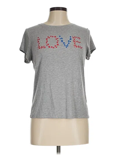 Pre-owned Assorted Brands Short Sleeve T-shirt In Silver