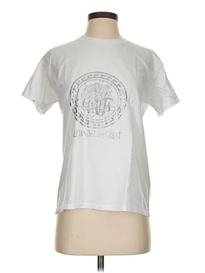 Pre-owned Assorted Brands Short Sleeve T-shirt In Silver