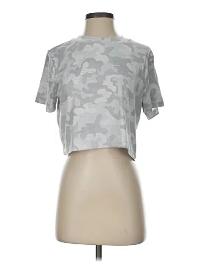 Pre-owned Assorted Brands Short Sleeve T-shirt In Silver
