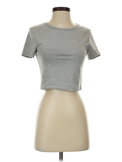 Pre-owned Assorted Brands Short Sleeve T-shirt In Silver