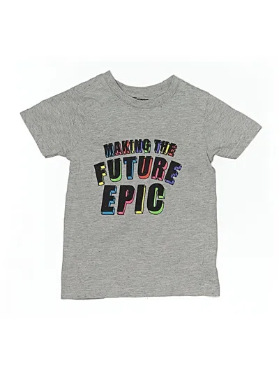 Pre-owned Assorted Brands Kids' Short Sleeve T-shirt In Silver