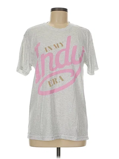 Pre-owned Assorted Brands Short Sleeve T-shirt In Silver