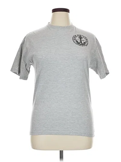 Pre-owned Assorted Brands Short Sleeve T-shirt In Silver