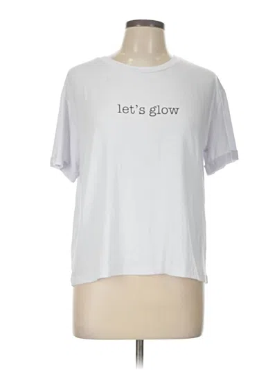Pre-owned Assorted Brands Short Sleeve T-shirt In Silver