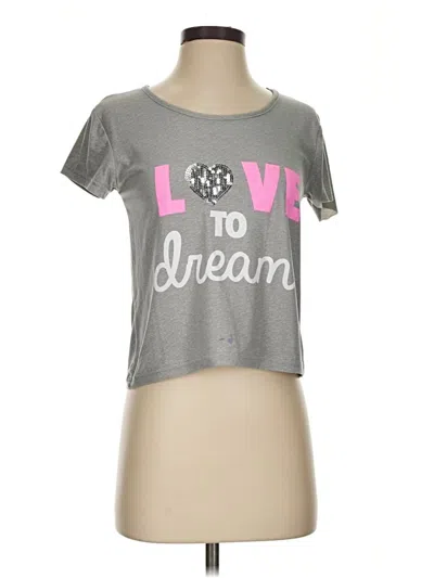 Pre-owned Assorted Brands Short Sleeve T-shirt In Silver