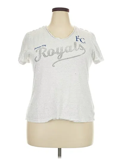 Pre-owned Assorted Brands Short Sleeve T-shirt In Silver