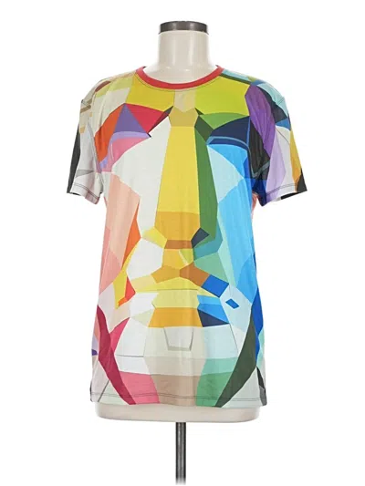 Pre-owned Assorted Brands Short Sleeve T-shirt In Silver