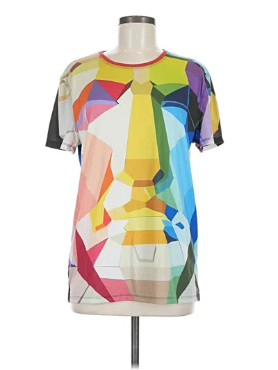 Pre-owned Assorted Brands Short Sleeve T-shirt In Silver