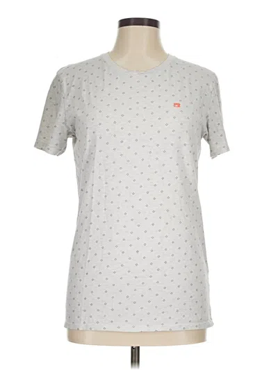 Pre-owned Assorted Brands Short Sleeve T-shirt In Silver