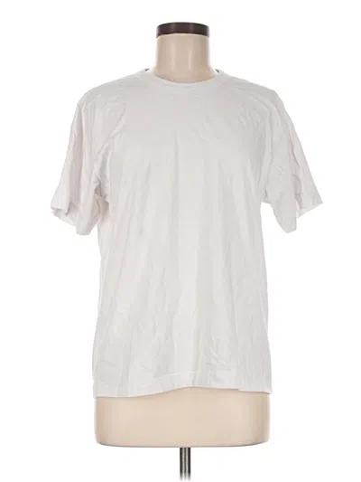 Pre-owned Assorted Brands Short Sleeve T-shirt In Silver