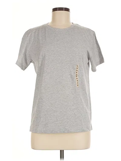 Pre-owned Assorted Brands Short Sleeve T-shirt In Silver