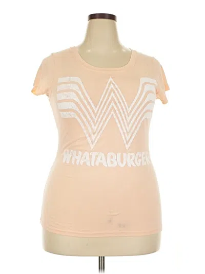 Pre-owned Assorted Brands Short Sleeve T-shirt In Tan
