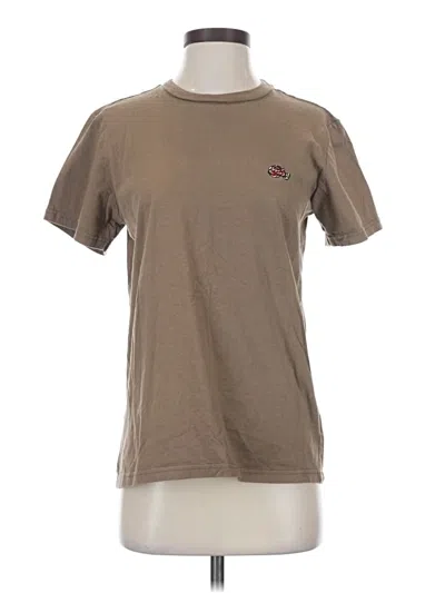 Pre-owned Assorted Brands Short Sleeve T-shirt In Tan