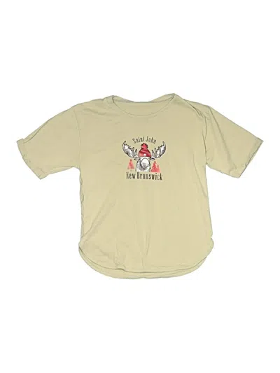 Pre-owned Assorted Brands Kids' Short Sleeve T-shirt In Tan