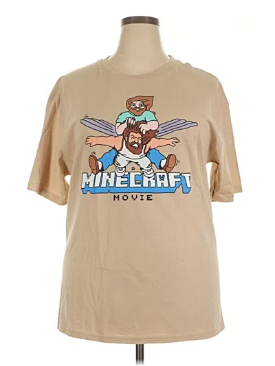 Assorted Brands Short Sleeve T-shirt In Tan