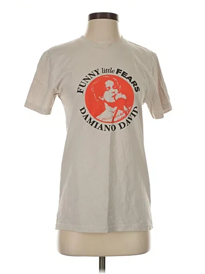 Pre-owned Assorted Brands Short Sleeve T-shirt In Tan