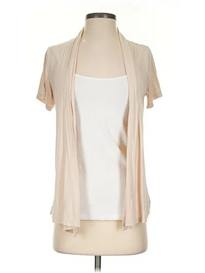 Pre-owned Assorted Brands Short Sleeve T-shirt In Tan