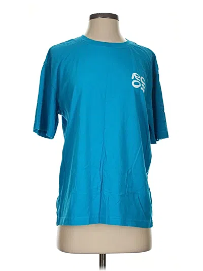 Pre-owned Assorted Brands Short Sleeve T-shirt In Teal
