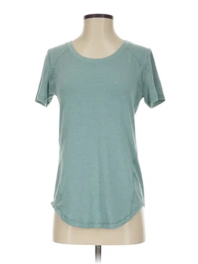 Pre-owned Assorted Brands Short Sleeve T-shirt In Teal