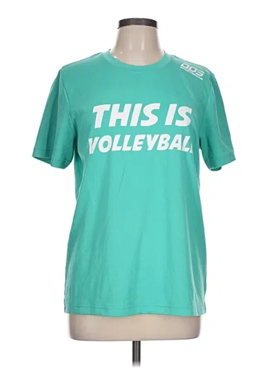 Pre-owned Assorted Brands Short Sleeve T-shirt In Teal