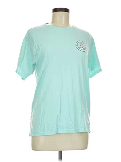 Pre-owned Assorted Brands Short Sleeve T-shirt In Teal
