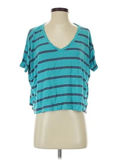 Pre-owned Assorted Brands Short Sleeve T-shirt In Teal