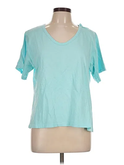 Pre-owned Assorted Brands Short Sleeve T-shirt In Teal