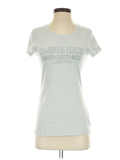 Pre-owned Assorted Brands Short Sleeve T-shirt In Teal