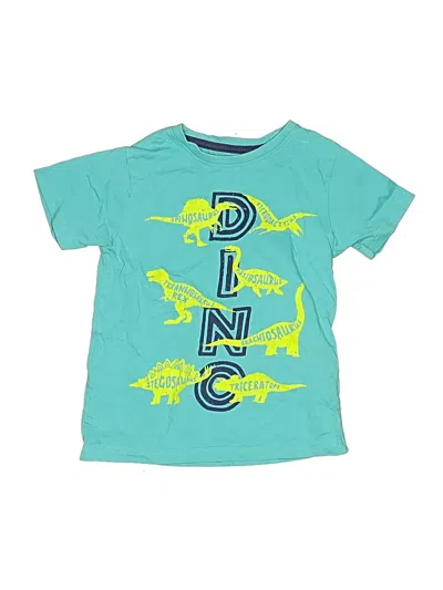 Pre-owned Assorted Brands Kids' Short Sleeve T-shirt In Teal