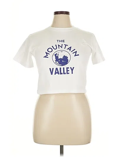Pre-owned Assorted Brands Short Sleeve T-shirt In White